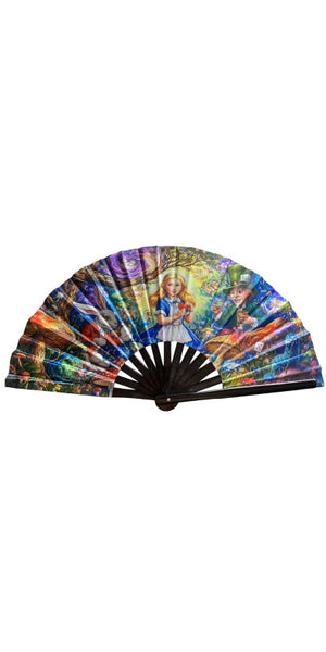 Alice in Wonderland Folding Fan