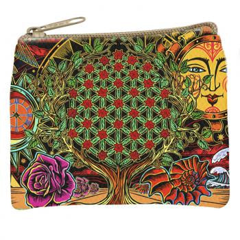 Flower Of Life Coin Purse