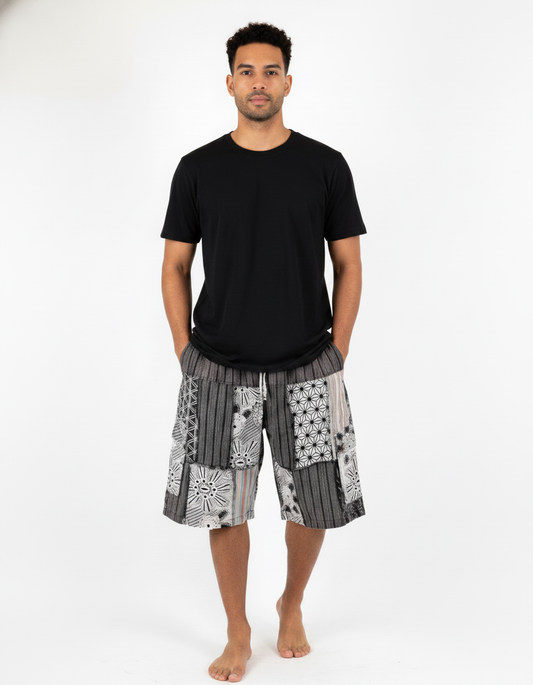 Sacred geometry Patchwork Cargo Shorts