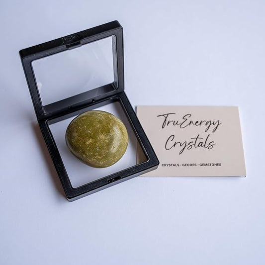 TruEnergy Green Opal Palm Stone - 2"