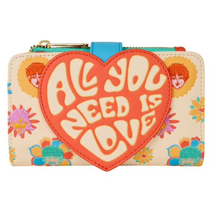 Loungefly The Beatles All You Need is Love Wallet