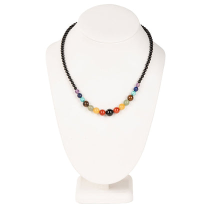 7 Chakra Beaded Gemstone Necklace