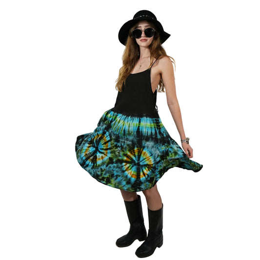 Emerald Aura Tie Dye Sundress