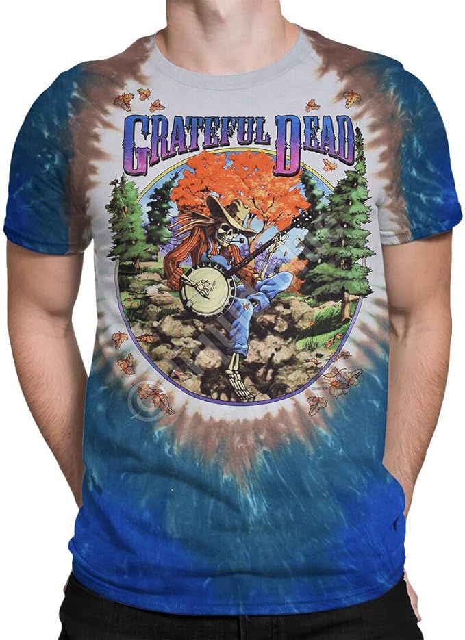 Grateful Dead Banjo Tie Dye T-Shirt