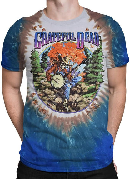 Grateful Dead Banjo Tie Dye T-Shirt