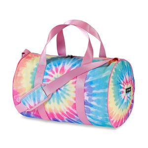 Pastel Tie Dye Barrel Duffle Bag