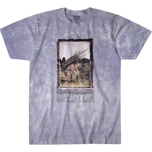 Led Zeppelin Man with Sticks Tie Dye T-Shirt