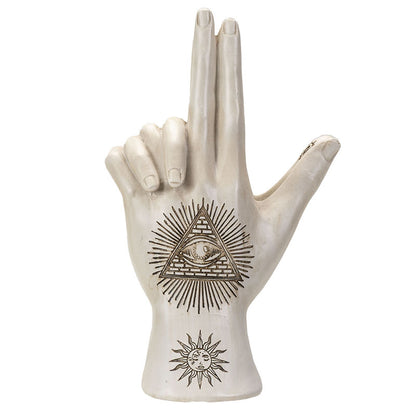 Mystic Mudra Celestial Palmistry Hands Statue