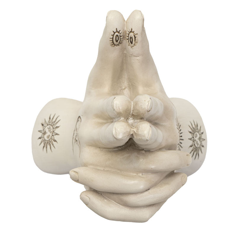 Mystic Mudra Celestial Palmistry Hands Statue