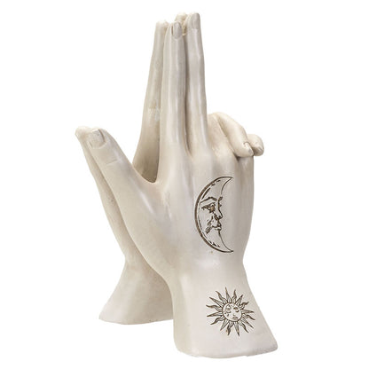 Mystic Mudra Celestial Palmistry Hands Statue