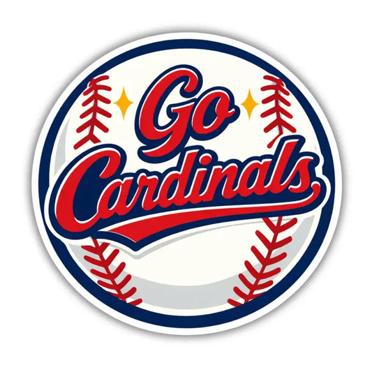 Go Cardinals Sticker