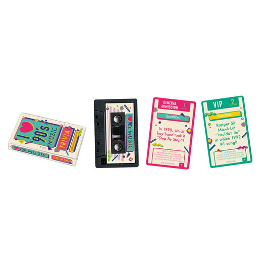 I Heart 90's Music Trivia Card Game