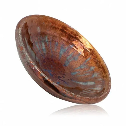 Blessing Bowl with Copper and Color Glaze SALE