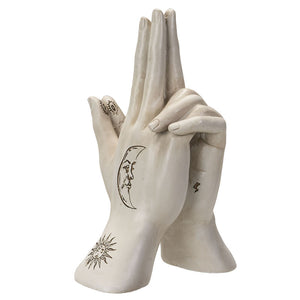 Mystic Mudra Celestial Palmistry Hands Statue