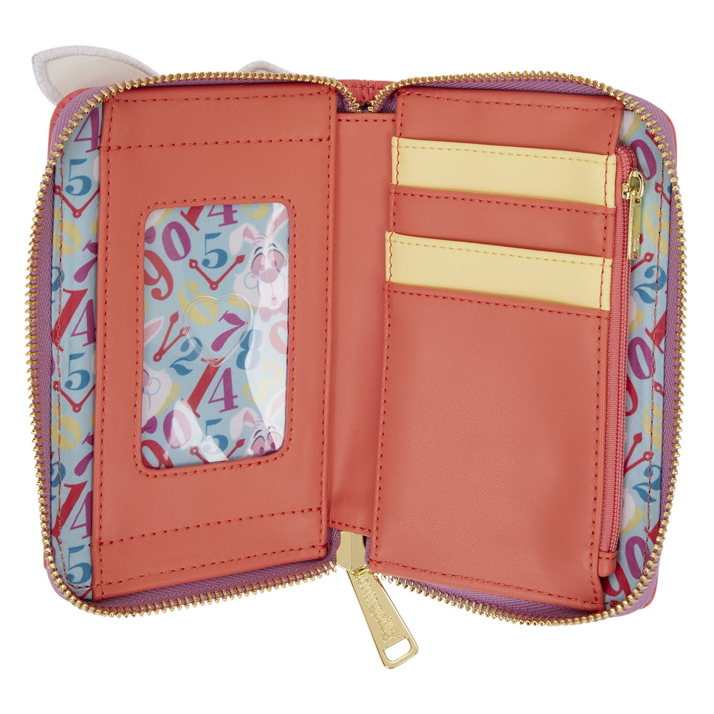 Loungefly Disney Alice in Wonderland White Rabbit Zip Around Wallet