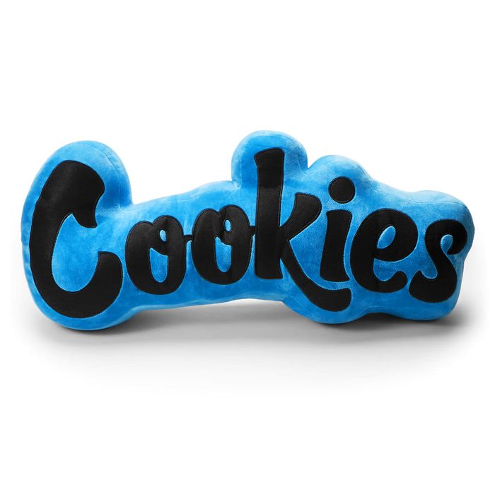 Cookies Brand Velour Pillow - Blue/Black SALE