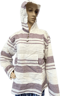 Kerala Striped Hooded Jacket