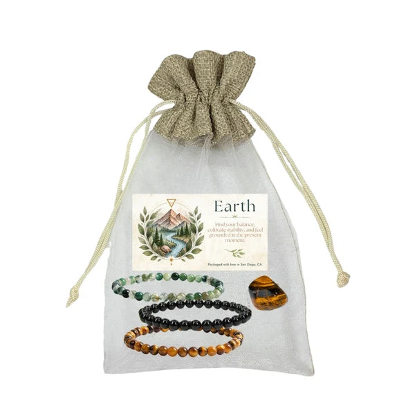 Intentions Bracelet Set - Earth 4mm