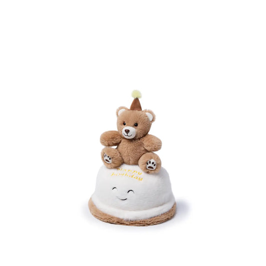 McHugs Birthday Wishes Bear Cake Stuffed Animal