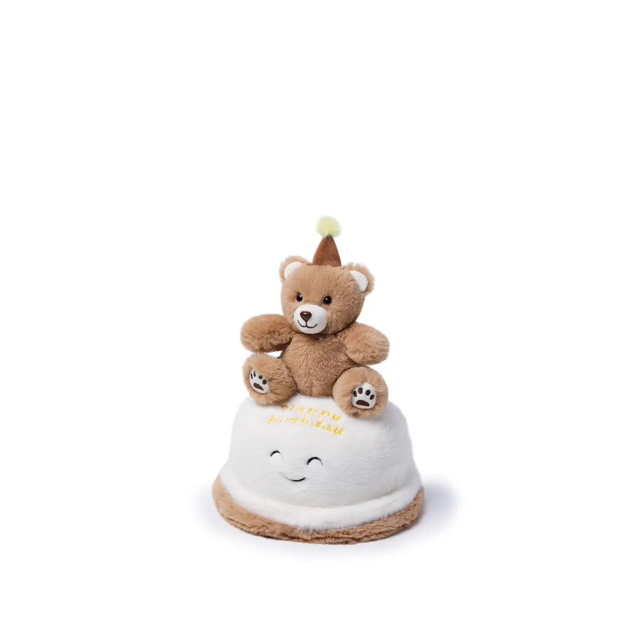 McHugs Birthday Wishes Bear Cake Stuffed Animal