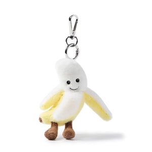 McHugs Banana Fruit Stuffed Animal Bag Charm