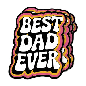 Best Dad Ever Sticker - 2"
