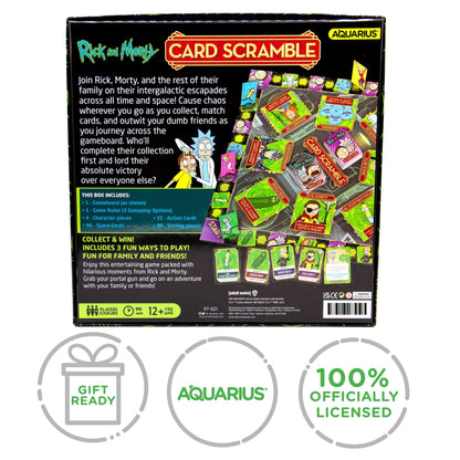 Rick & Morty Card Scramble Board Game