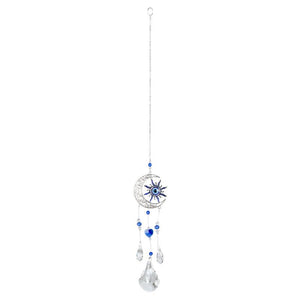 Sun/Moon Evil Eye Crystal Suncatcher