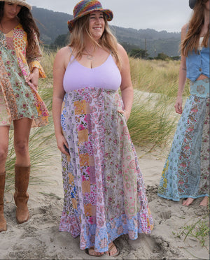 April May Maxi Dress in Lilac