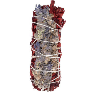 Dragon's Blood White Sage & Lavender Smudge Stick 4"