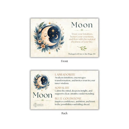 Intentions Bracelet Set - Moon 4mm