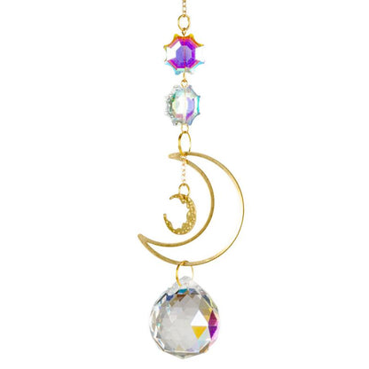 Moon Crescent Crystal Suncatcher