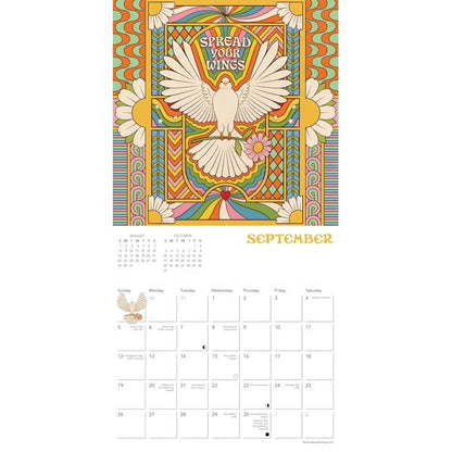 Dreamadelic: Let's get Groovy Mini Wall Calendar 2027