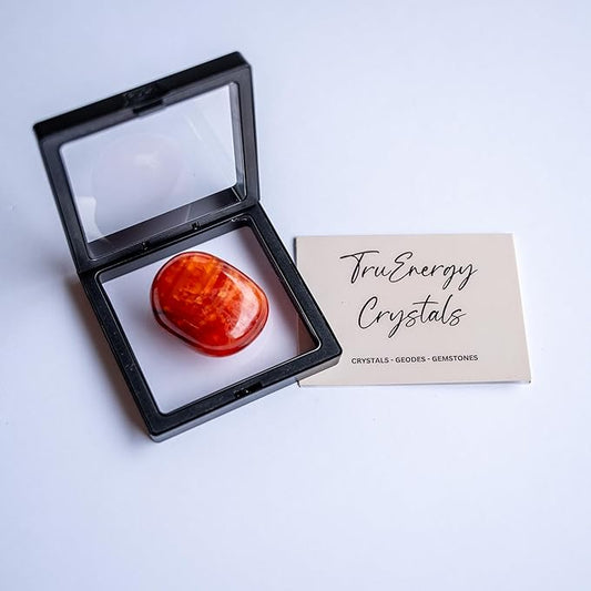 TruEnergy Carnelian Palm Stone - 2"