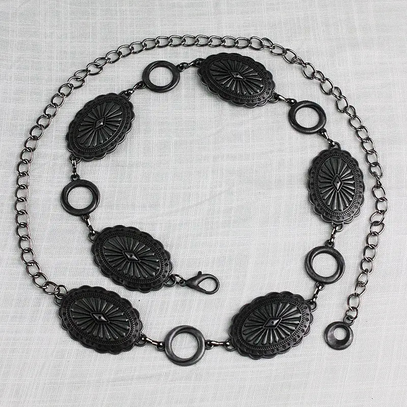 Western Concho Chain Belt