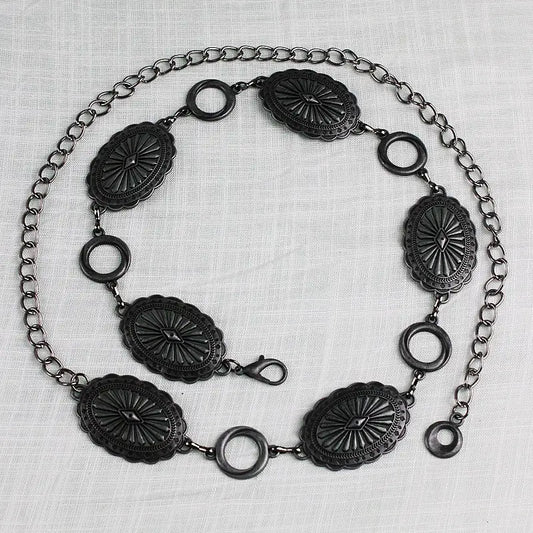 Western Concho Chain Belt