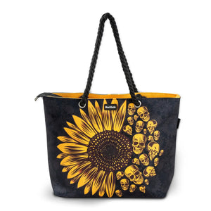 Skullistic Sunflower Skulls Shoulder Bag