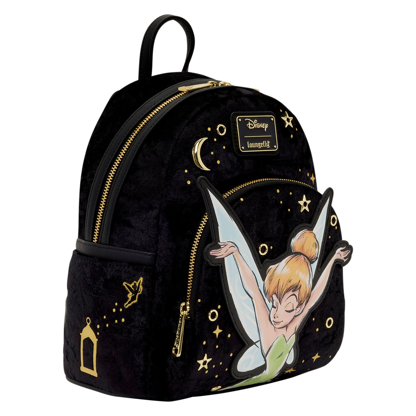 Loungefly Disney Tinker Bell Pixie Dust Velvet Mini Backpack