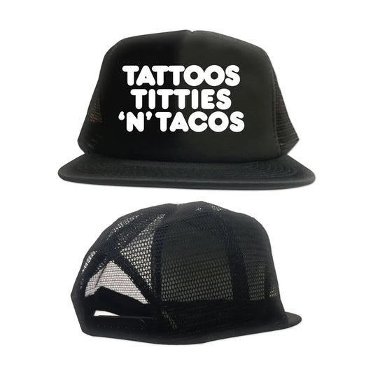 Cartel Ink Tattoos Titties 'n' Tacos Trucker Hat