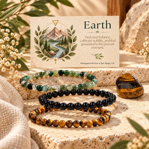 Intentions Bracelet Set - Earth 4mm