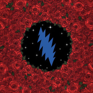 Grateful Dead Blue Lightning Bolt & Roses Bandana