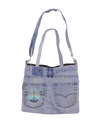Upcycled Denim Jean Butt Bag