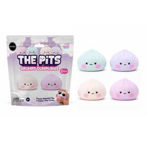 The Pits - Grumpy Dumpling Squishies - 2 Pack Assortment