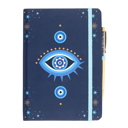 All Seeing Eye Notebook with Crystal Pen