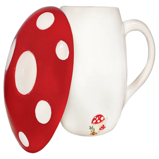 Mushroom Mug With Lid