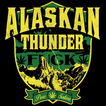 Alaskan Thunder Fuck Strain Black T-Shirt SALE