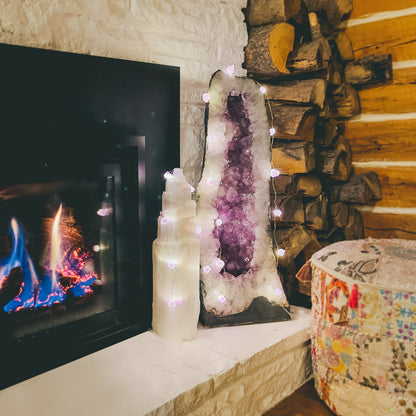 Love Lights ~ Crystal String Lights ~ Amethyst