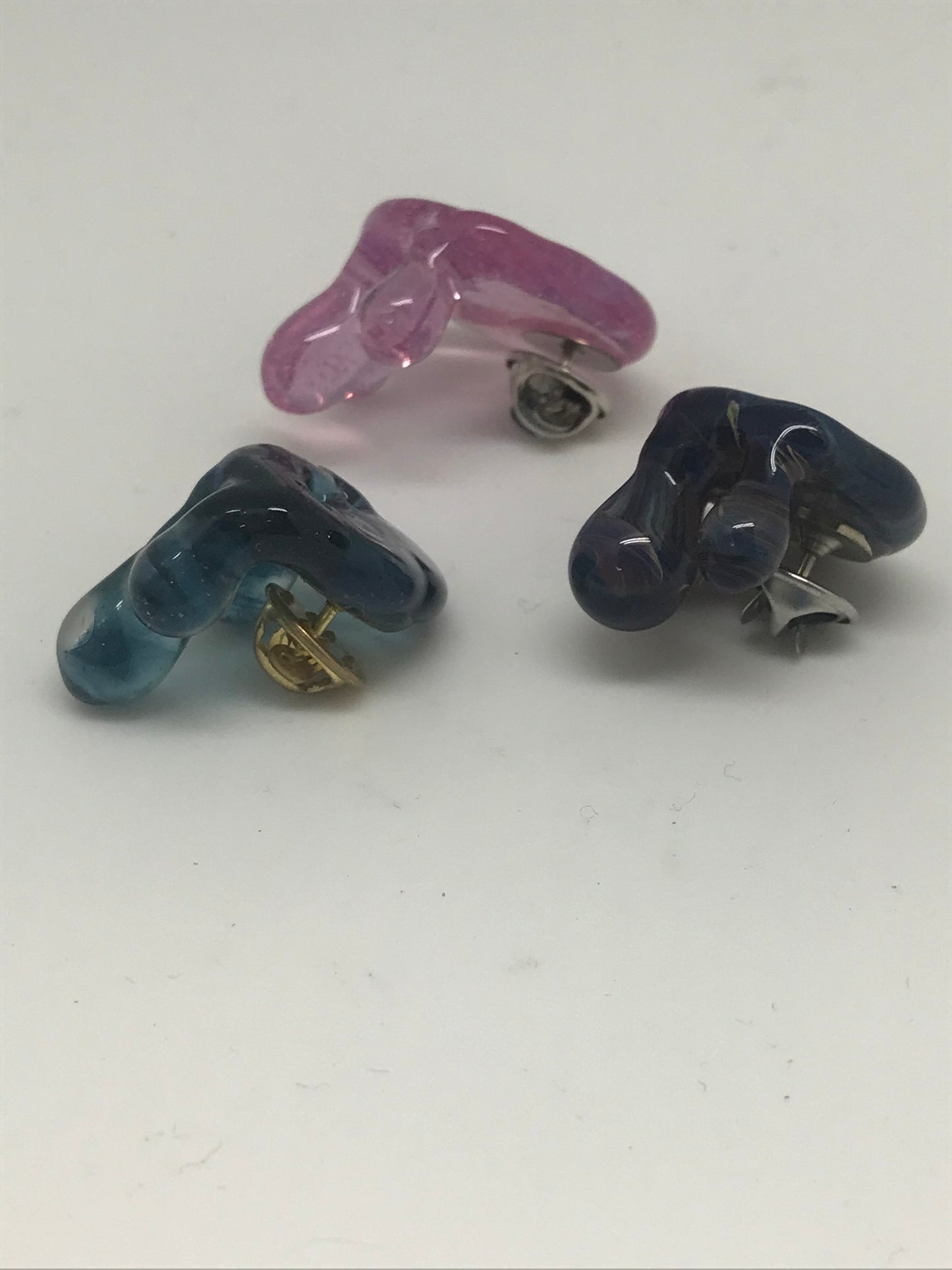 Bluebear Glass Drip Hat Pin