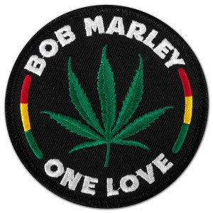 Bob Marley One Love Leaf Patch
