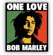 Bob Marley One Love Sticker